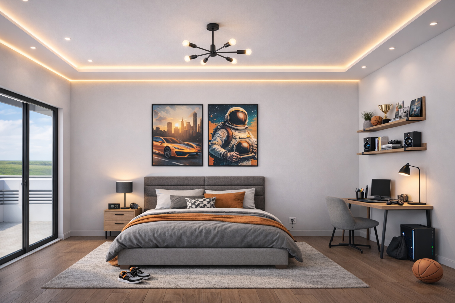 Doğa İnci Villaları 2 erkek genç odası